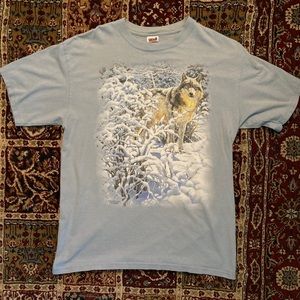 Vintage wolf shirt